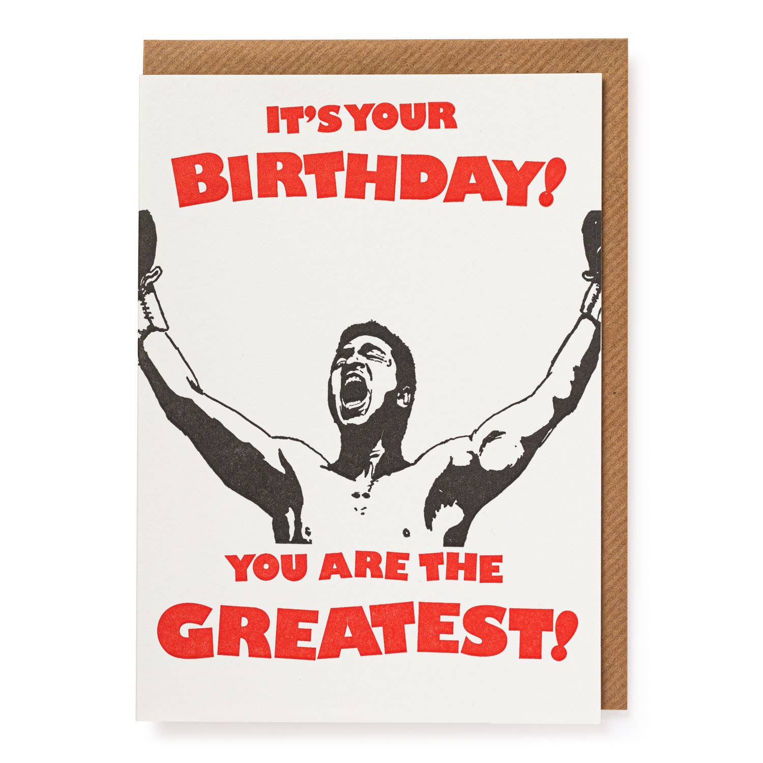 HereThe You Are The Greatest | Letterpress Cards | Large Cards