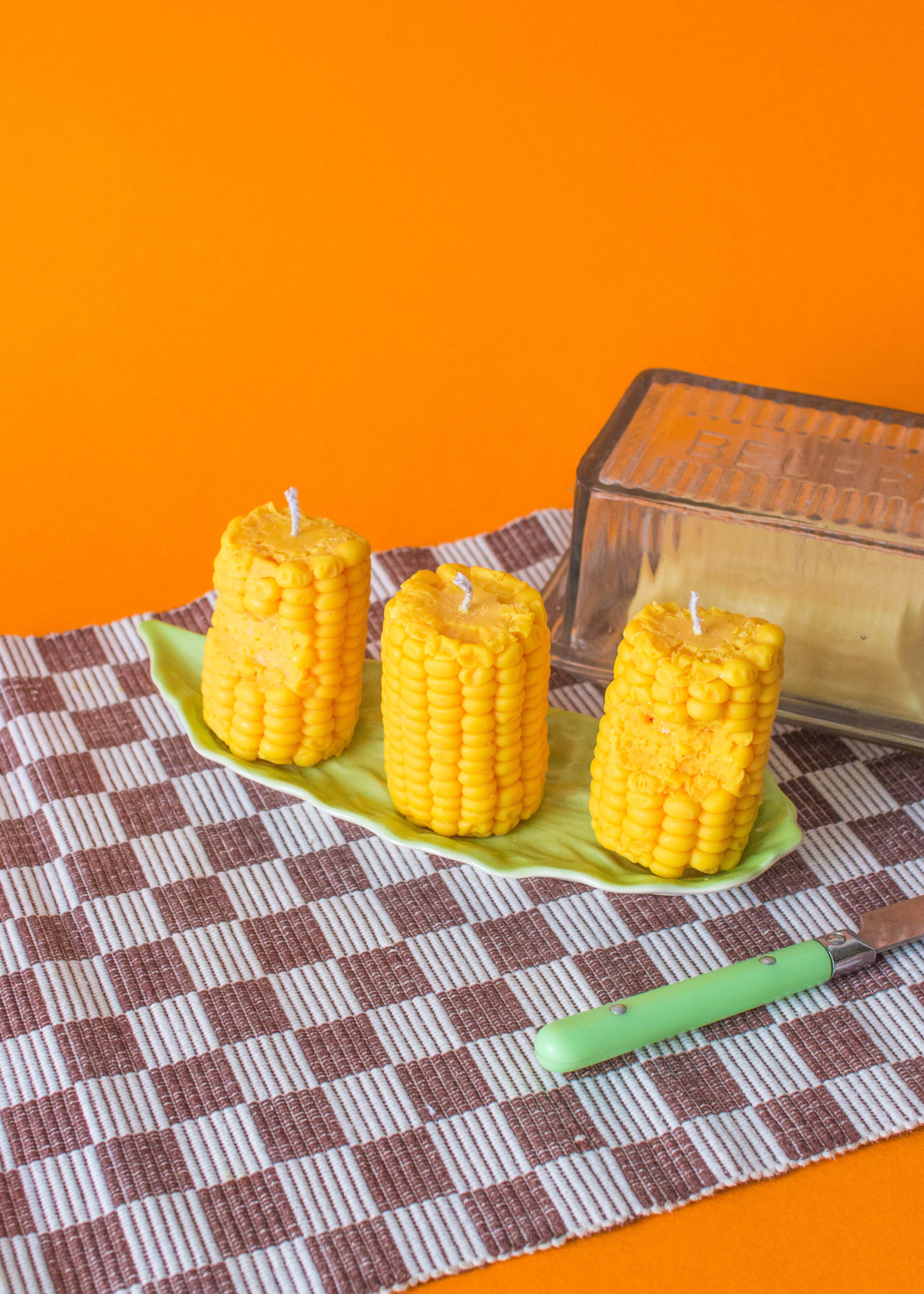 HereThe Crunched Corn Candle