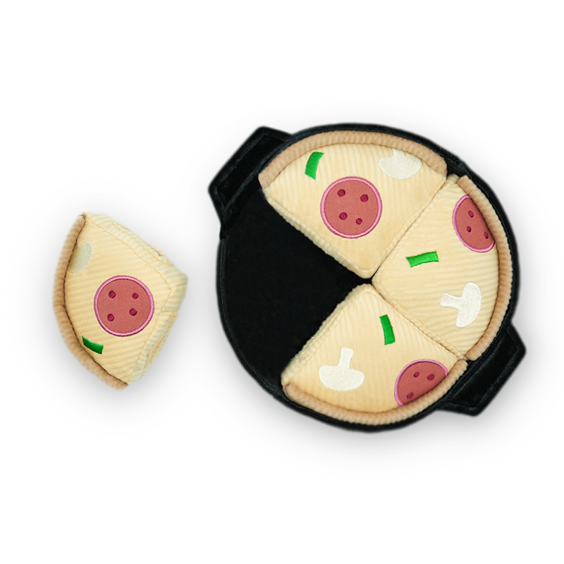 HereThe DEEP DISH PIZZA//Enrichment dog toy