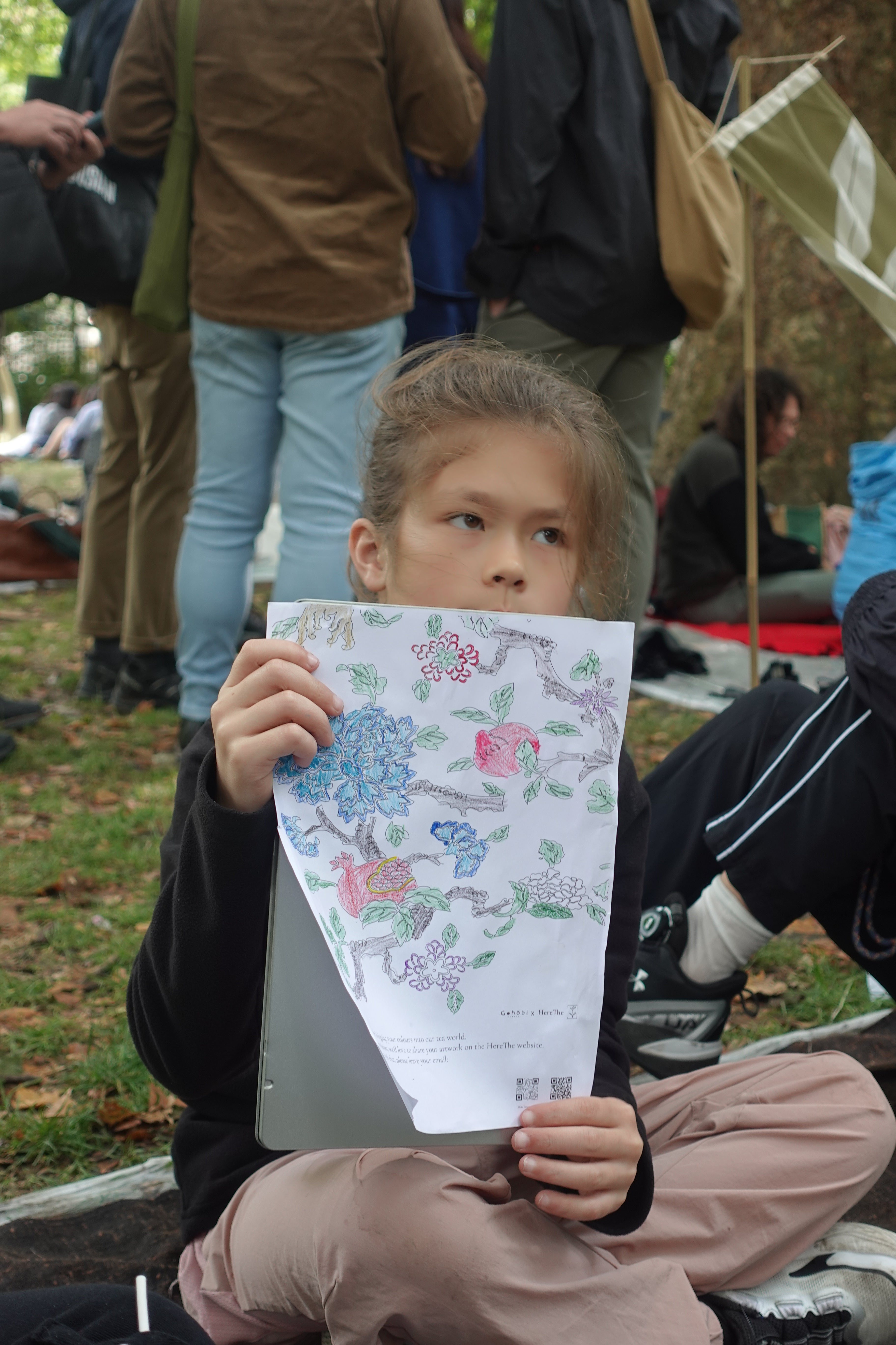 Here / The Event No.001  Colouring Tea — A Sensory Tea Session