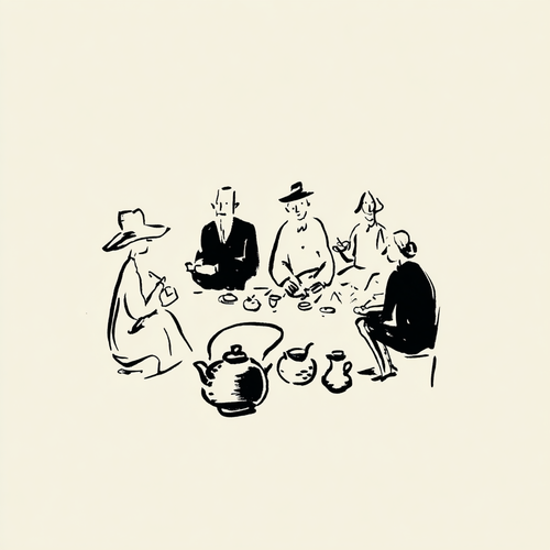 Here / The Event No.001  Colouring Tea — A Sensory Tea Session